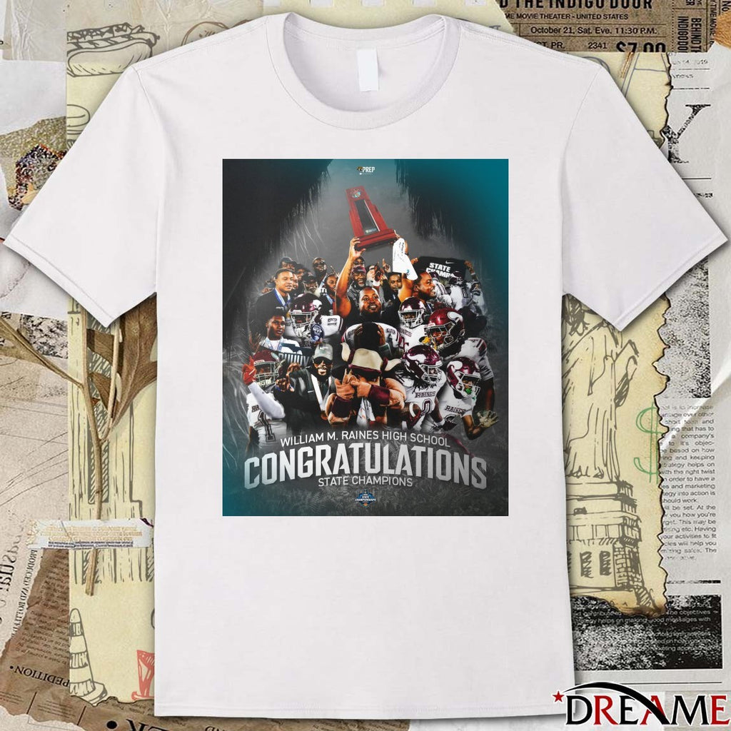 Congratulations William M. Raines High School Football State Champions 2025 Poster t-shirt