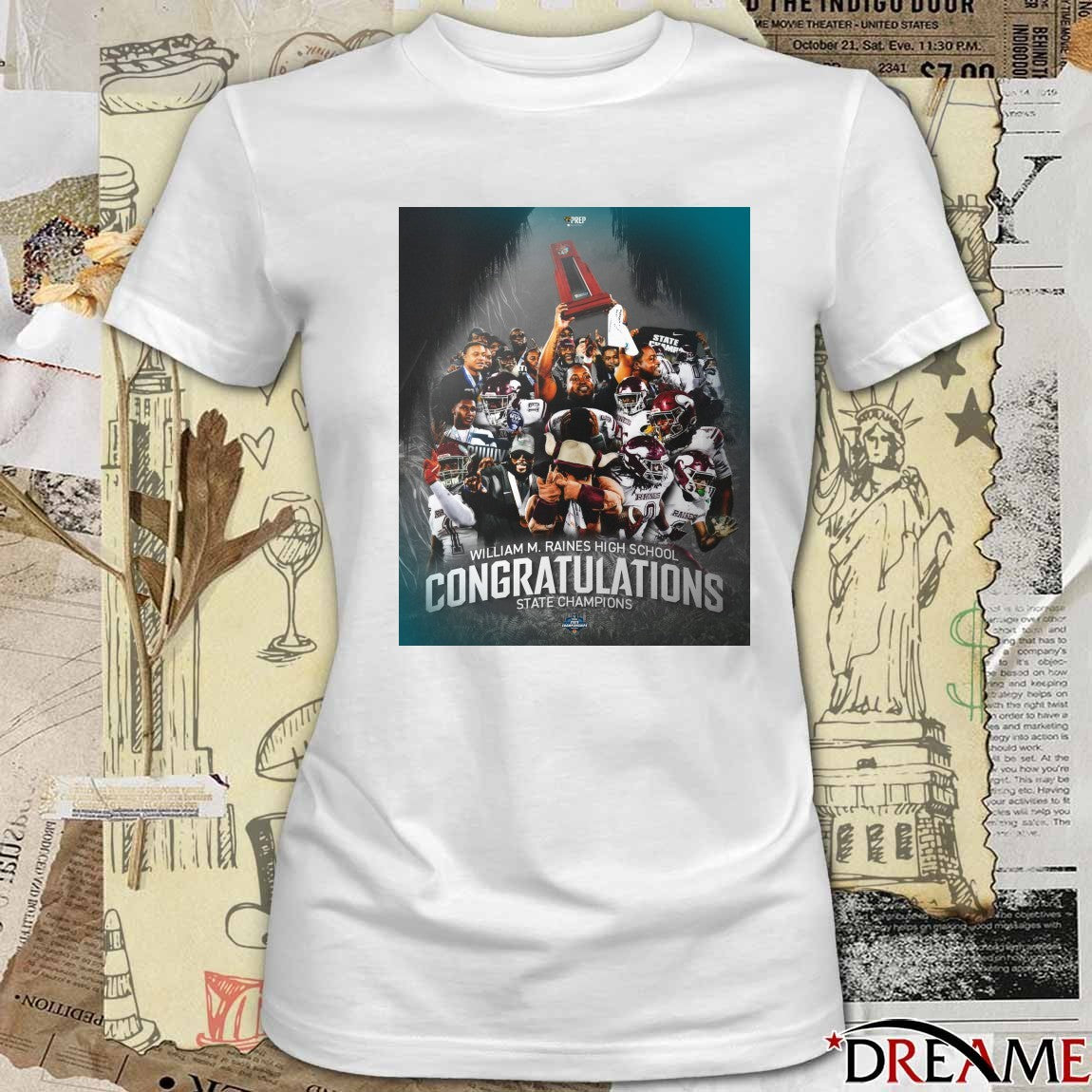Congratulations William M. Raines High School Football State Champions 2025 Poster t-shirt