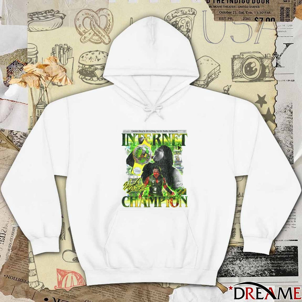 Connecting To Wrestling Nerds Radio Network Internet Champion Signature t-shirt