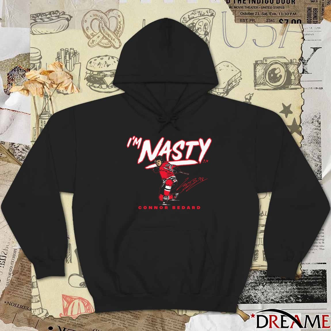 Connor Bedard I’m Nasty Chicago Blackhawks Signature t-shirt