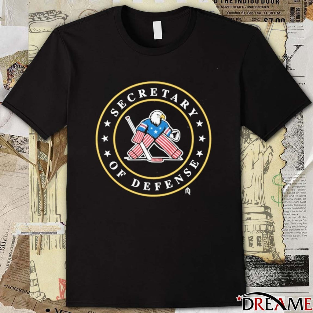 Connor Hellebuyck Secretary Of Defense USA Hockey Olympic Games t-shirt