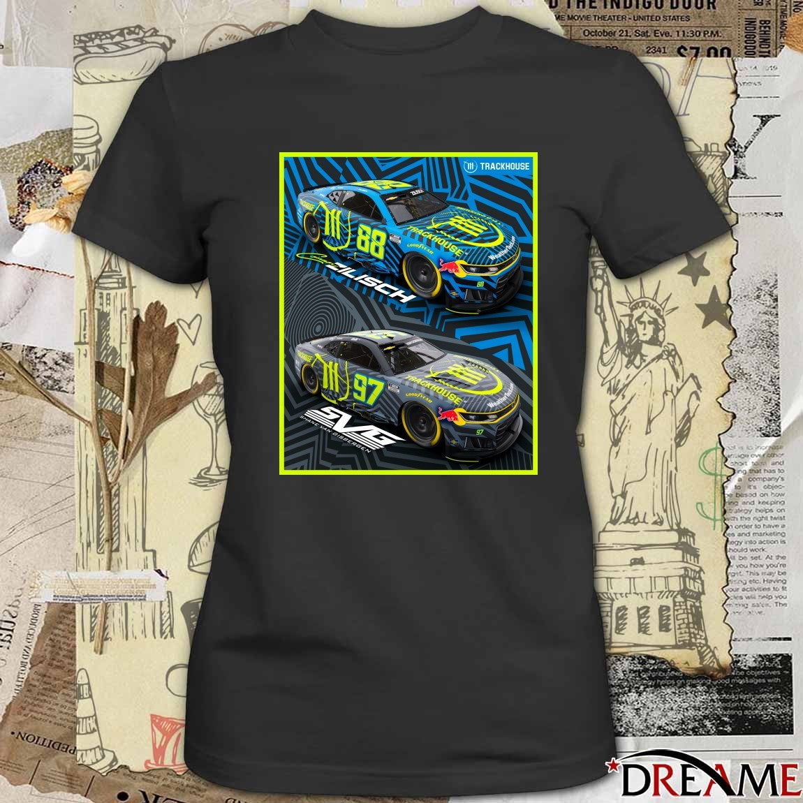 Connor Zilisch SVG Shane Van Gisbergen Trackhouse Racing Poster t-shirt
