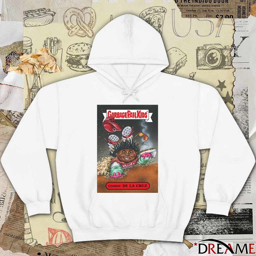 Cookin’ Elly De La Cruz Garbage Pail Kids Cincinnati Reds MLB card t-shirt