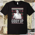 Cosmo Kramer Giddy Up Ugly Christmas Sweater 2025 t-shirt