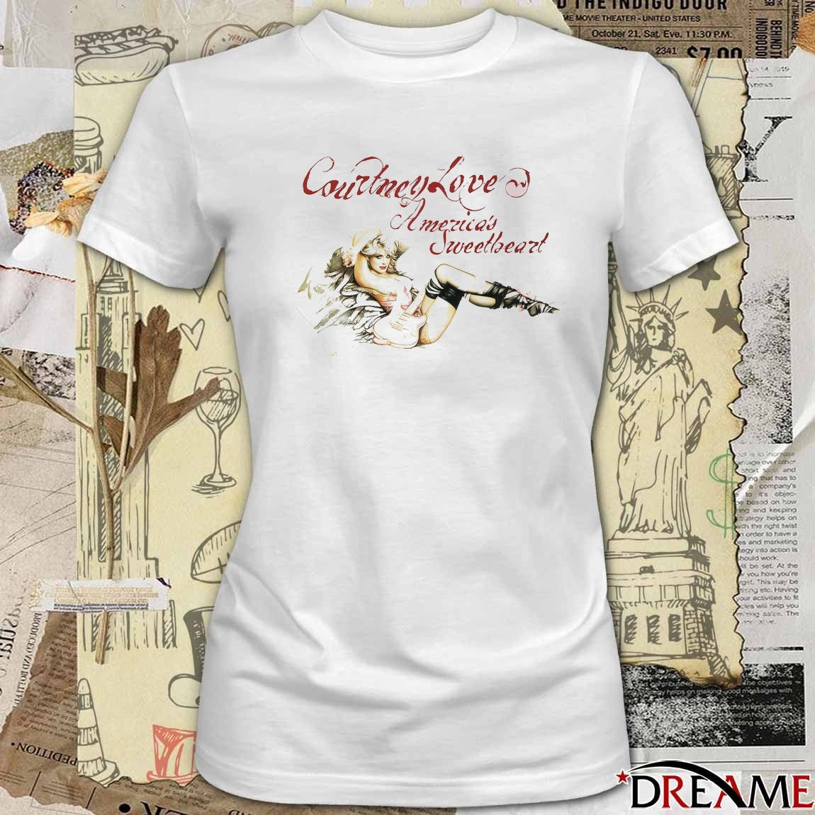 Courtney Love America’s Sweetheart 2026 t-shirt