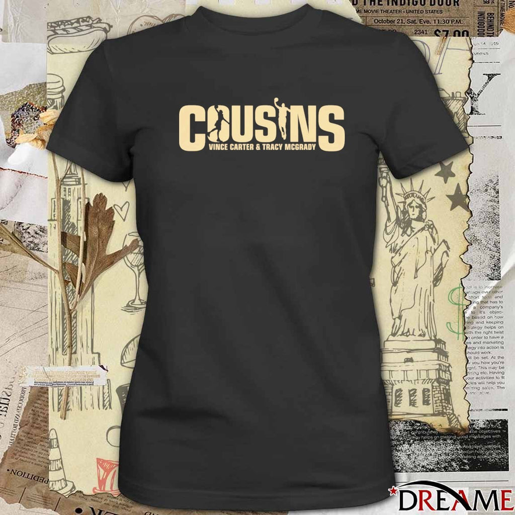 Cousins Vince Carter And Tracy Mcgrady Basketball t-shirt