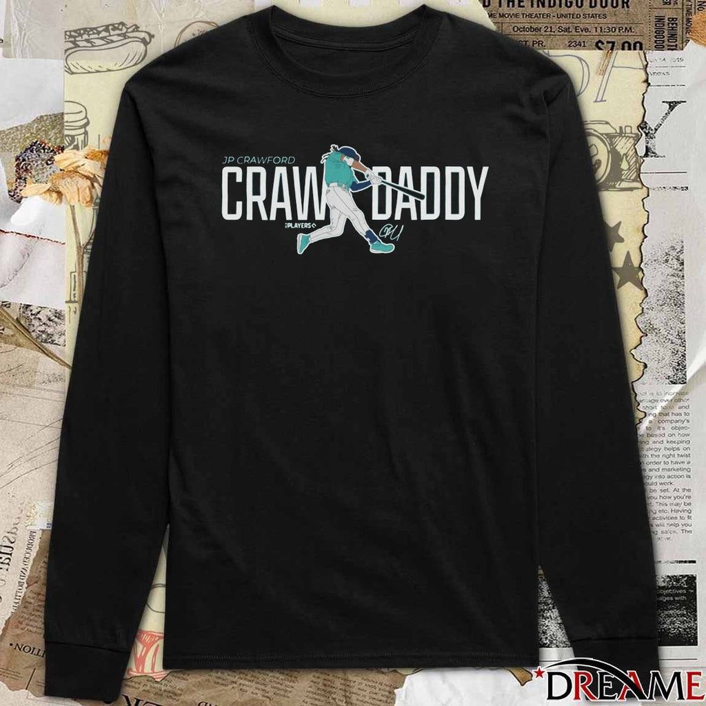 Crawdaddy JP Crawford Seattle Mariners MLB Painting Signature t-shirt