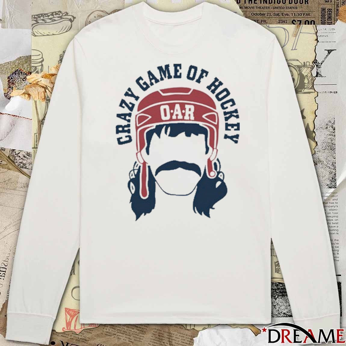 Crazy Game of Hockey O A R Painting 2025 t-shirt