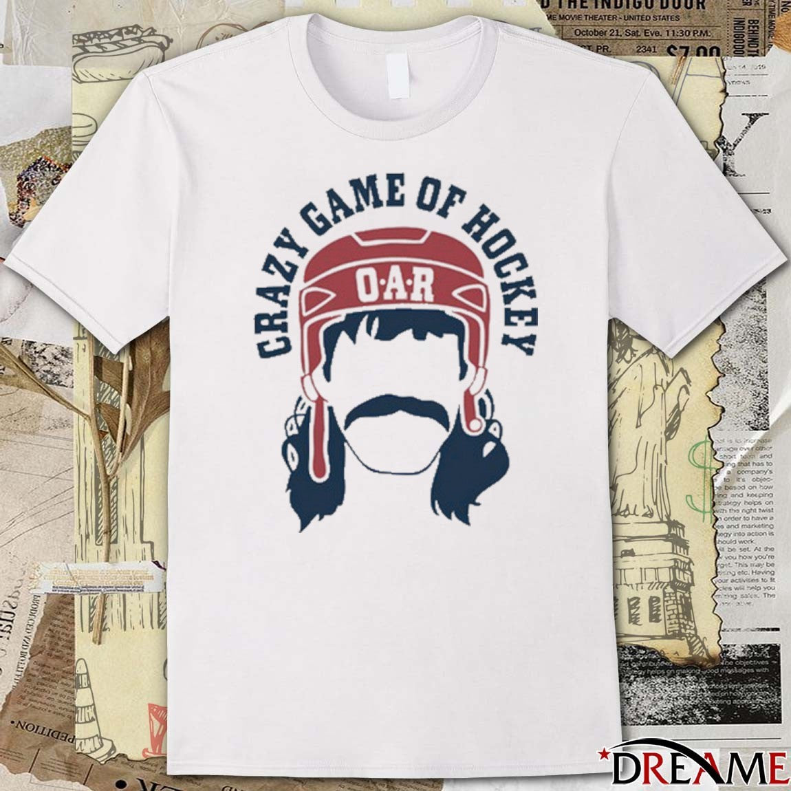Crazy Game of Hockey O A R Painting 2025 t-shirt