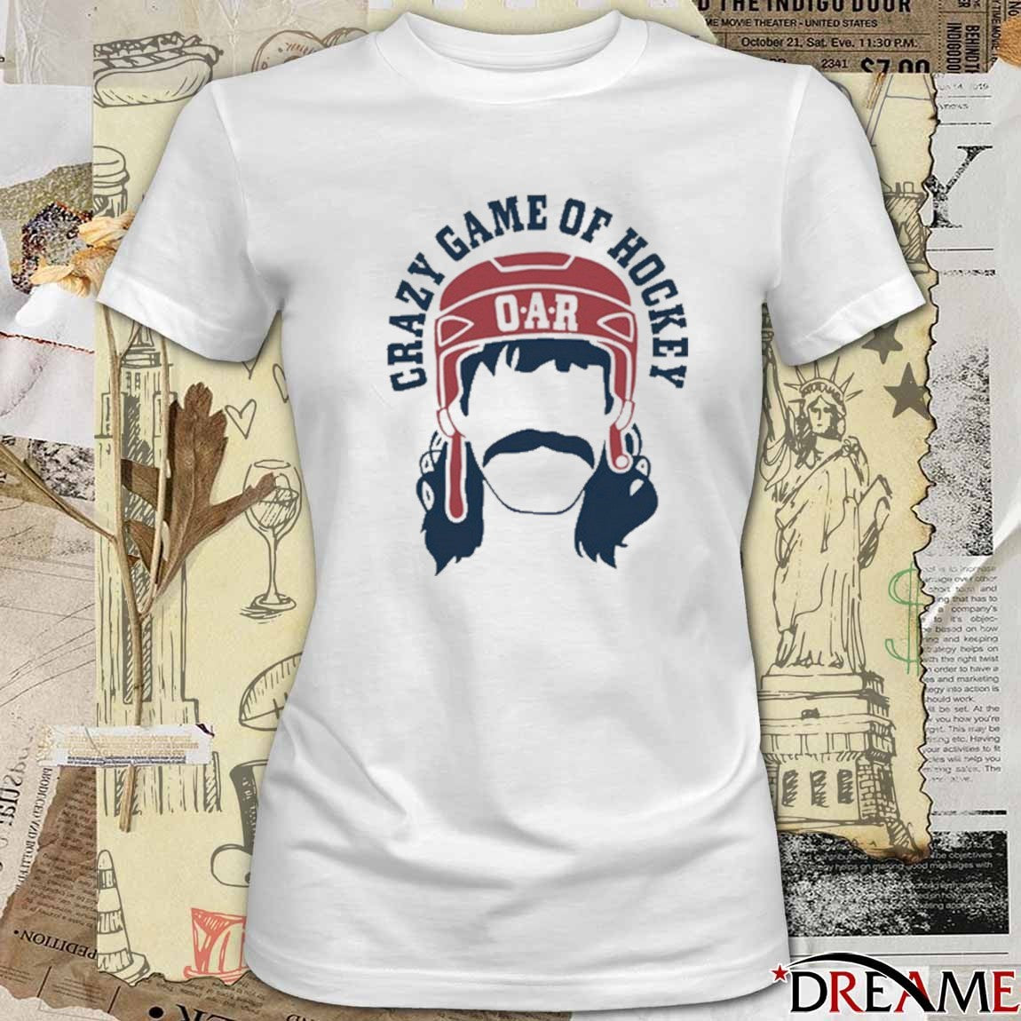 Crazy Game of Hockey O A R Painting 2025 t-shirt