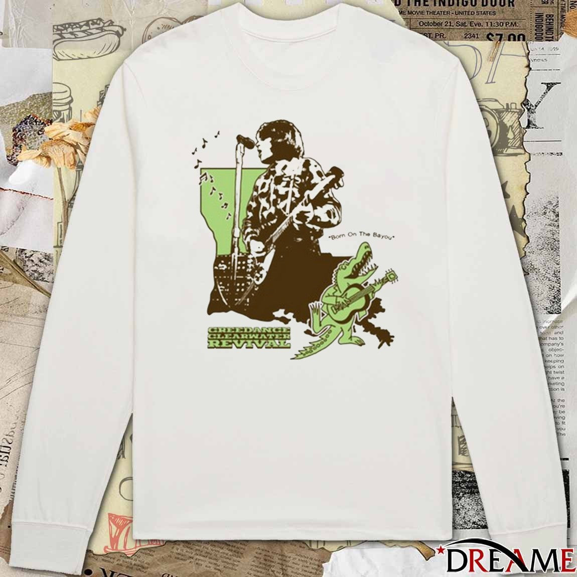 Creedence Clearwater Revival Born On The Bayou t-shirt