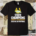 Crest Chargers NC 5A Football State Championship 2025 Winner t-shirt