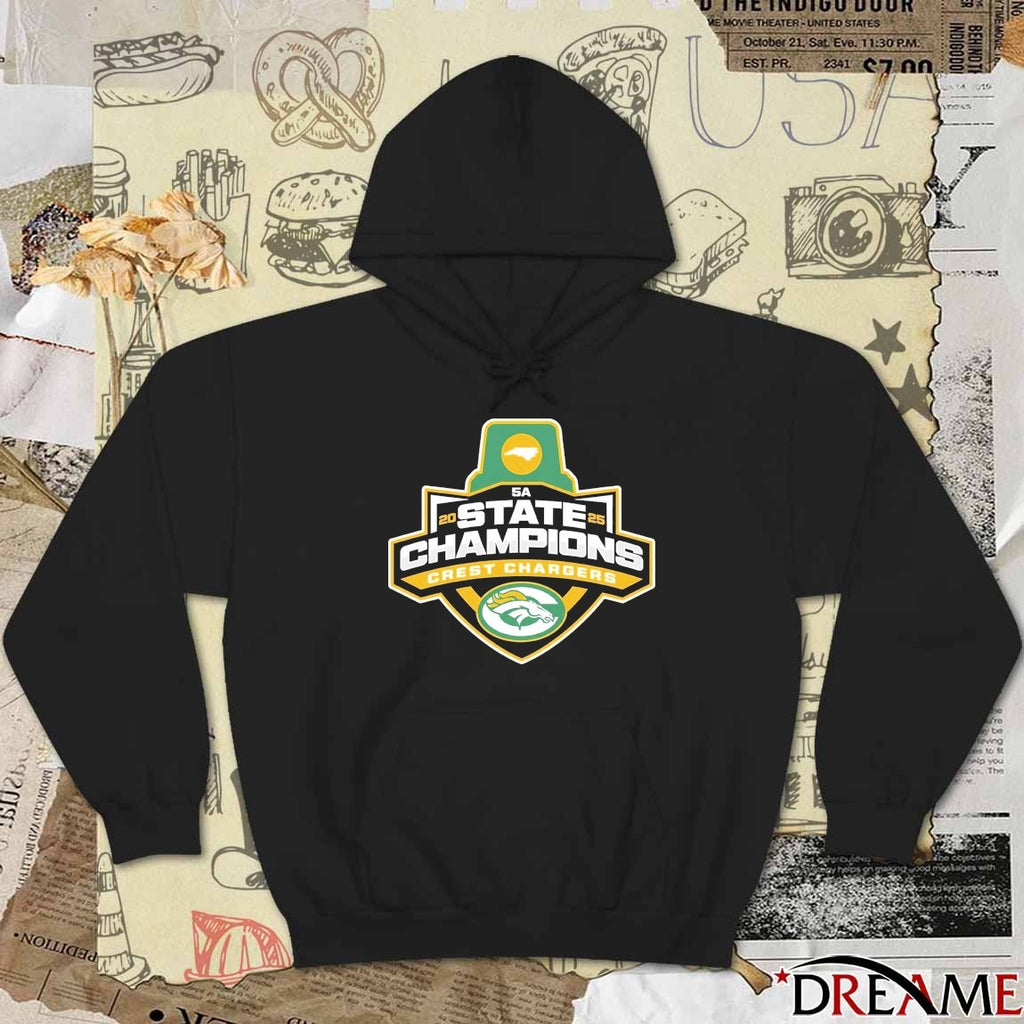 Crest Chargers NC 5A State Champions 2025 t-shirt