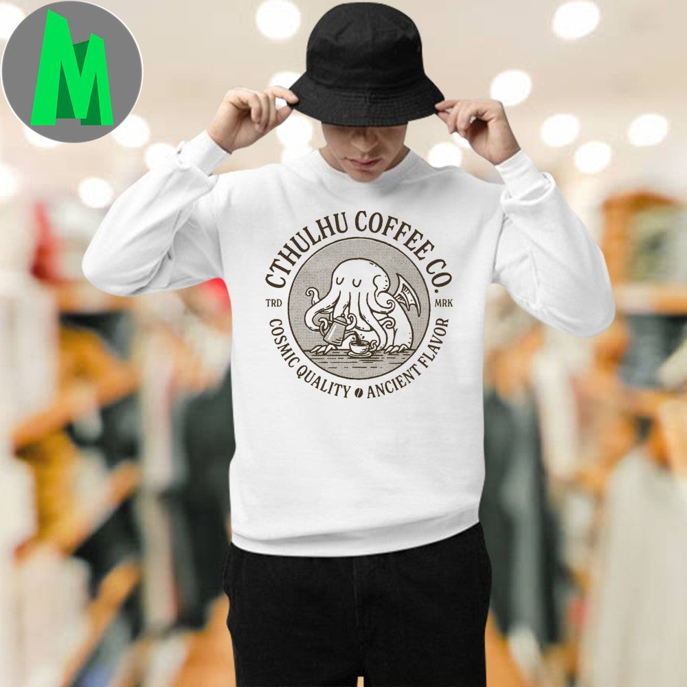 Cthulhu Coffee Co Cosmic Quality Ancient Flavor Shirt