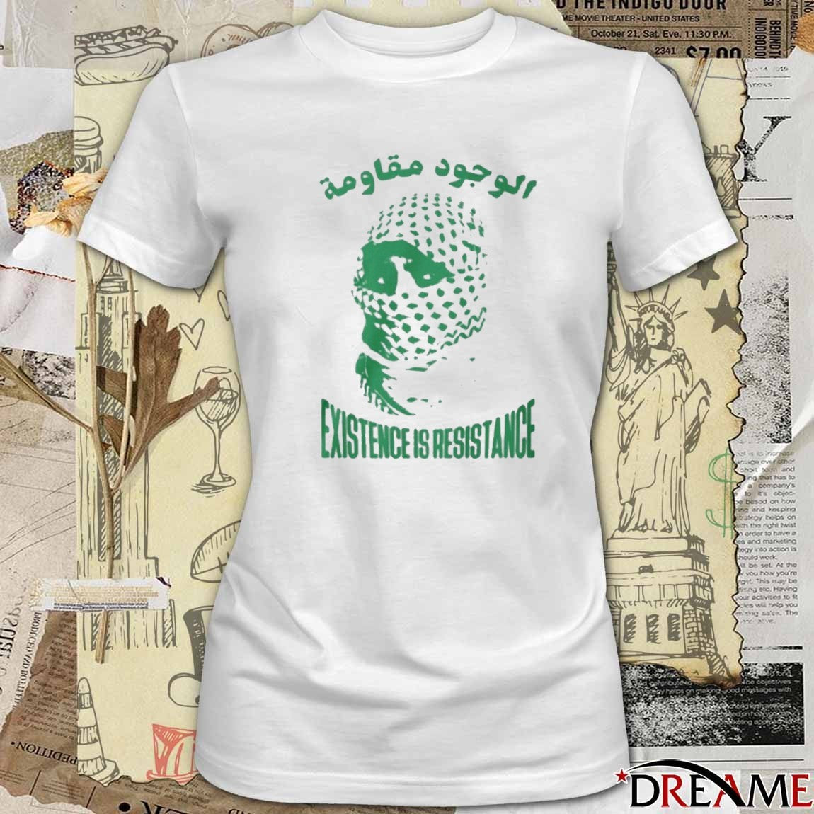 DJ Swamp Izzo Free Palestine Existence Is Resistance t-shirt
