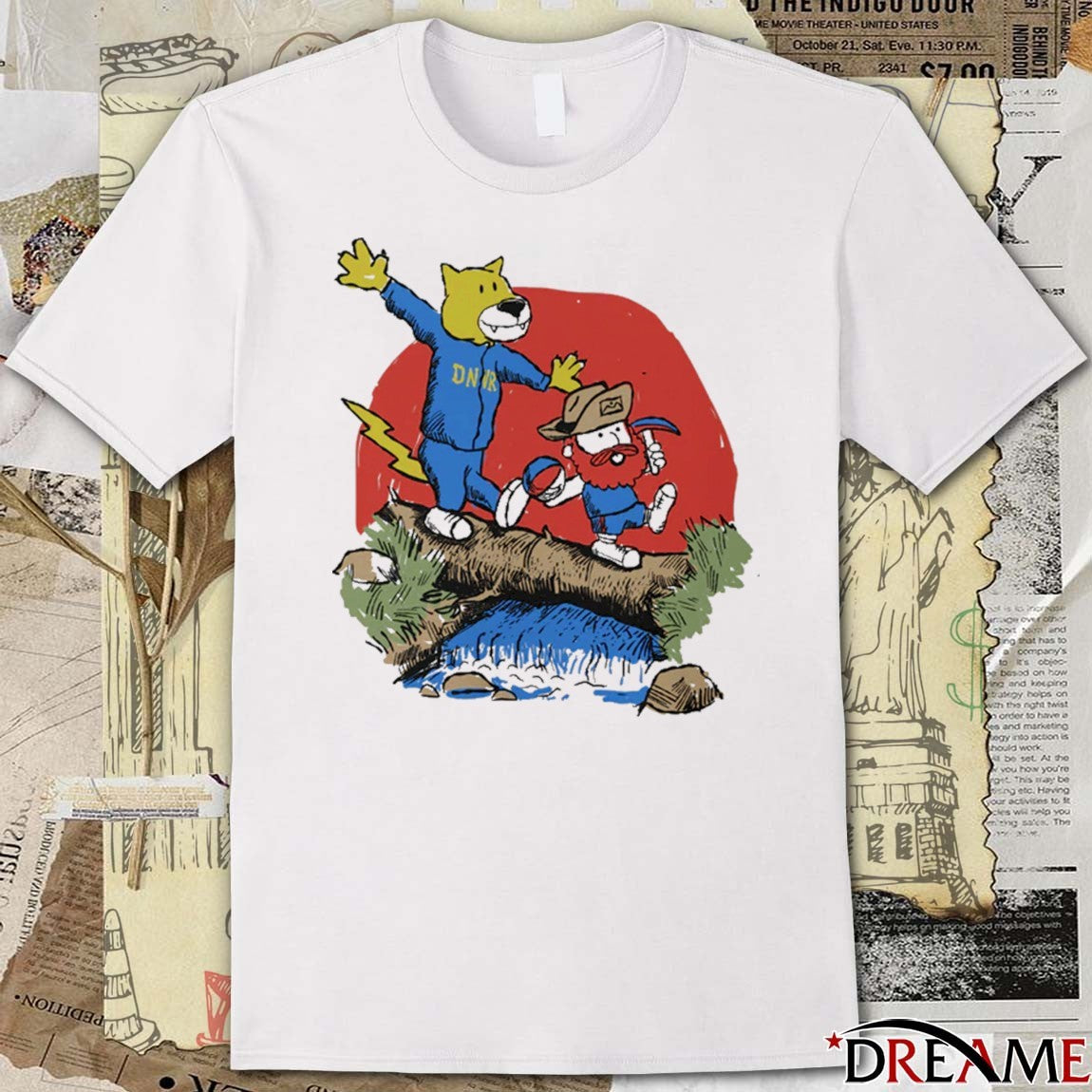 DNVR Denver Nuggets Men’s Basketball Cartoon Friends t-shirt