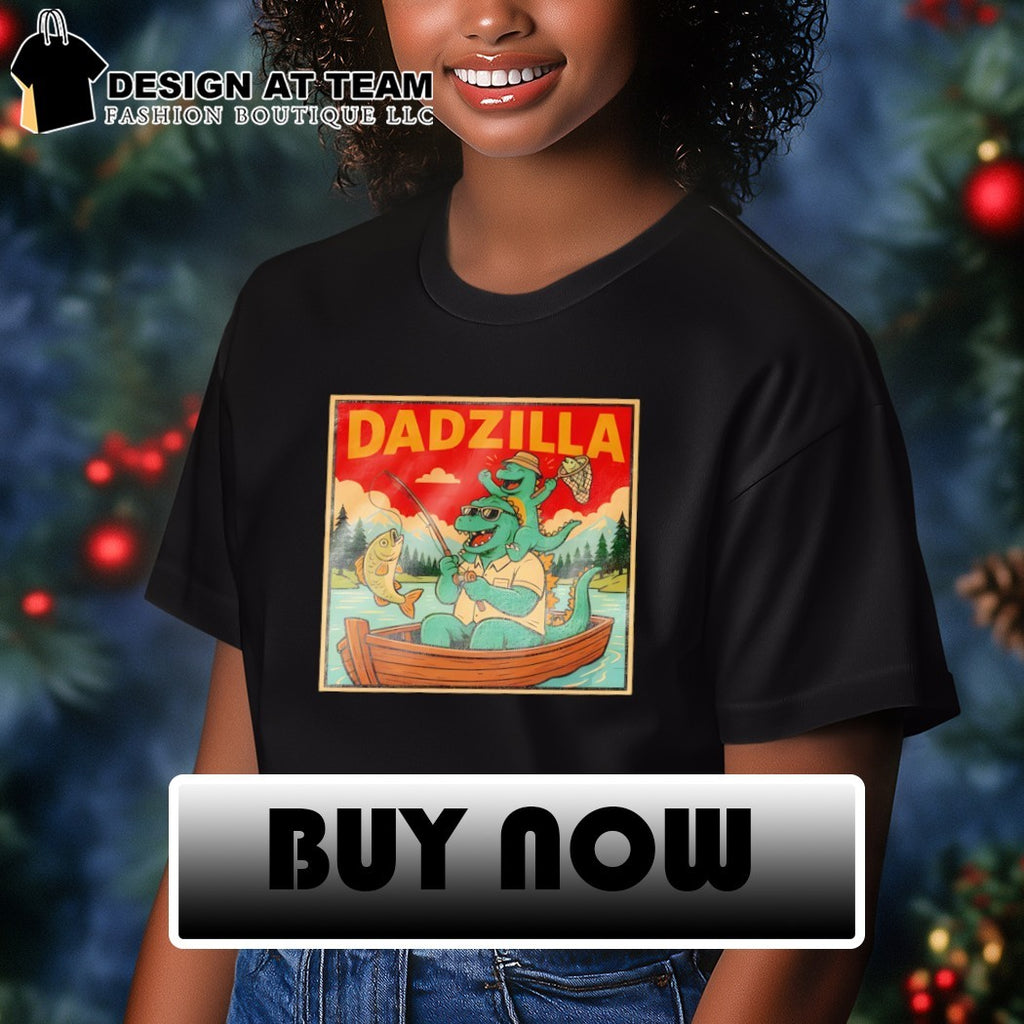 Dadzilla Fishing Father’s Day Graphic shirt