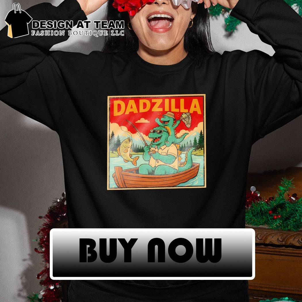 Dadzilla Fishing Father’s Day Graphic shirt