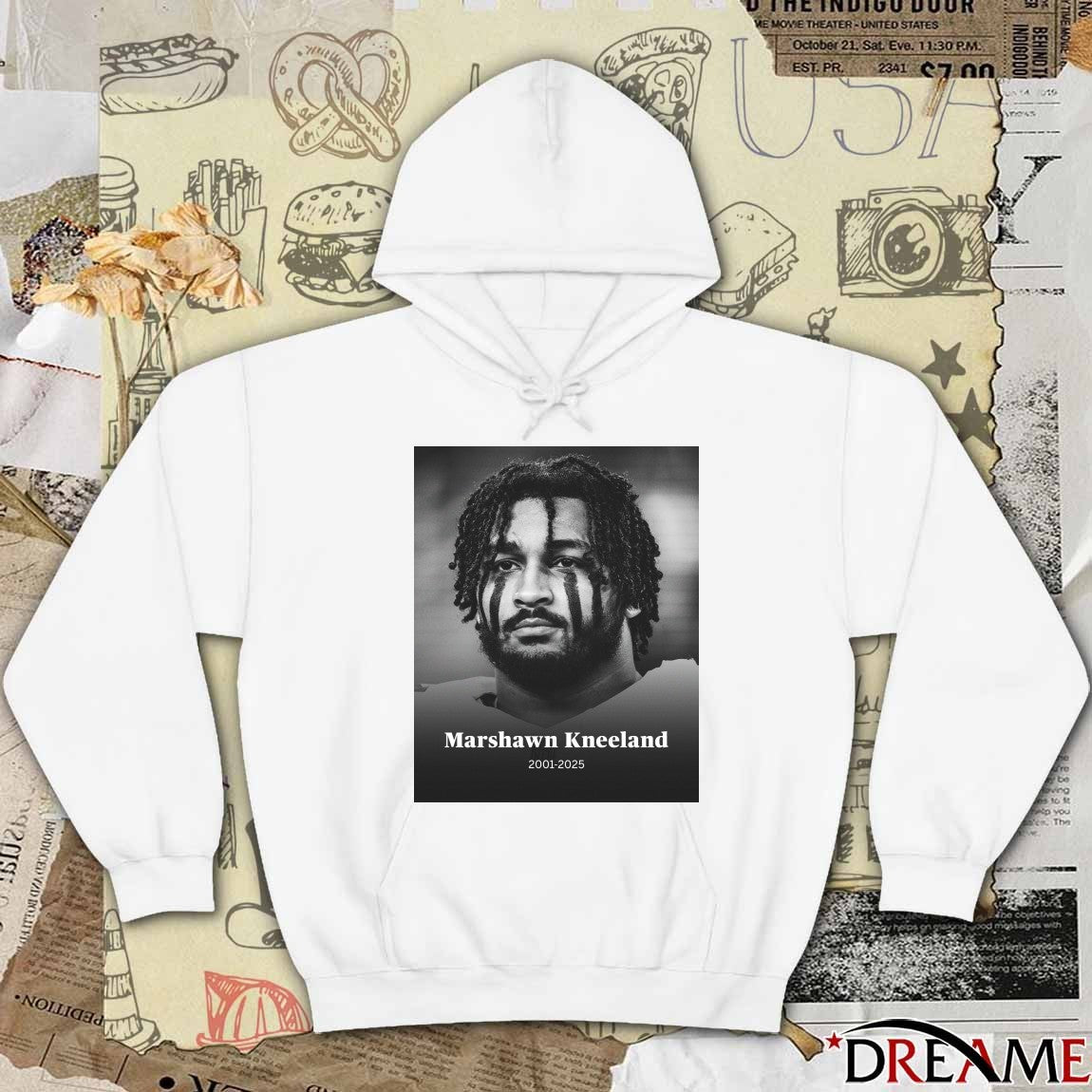 Dallas Cowboys Defensive End Marshawn Kneeland Died Thursday Morning 2001 – 2025 Poster t-shirt