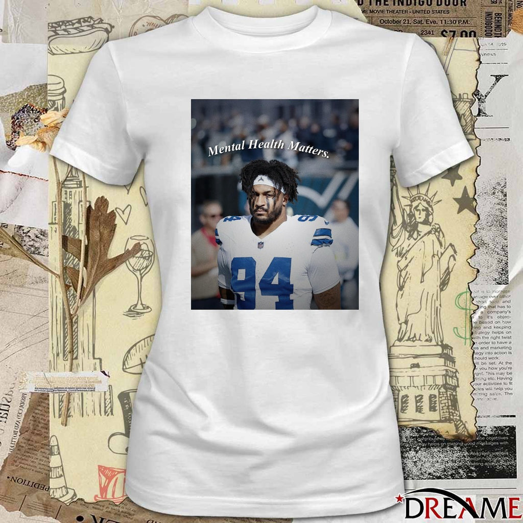 Dallas Cowboys Marshawn Kneeland Mental Health Matters Poster t-shirt
