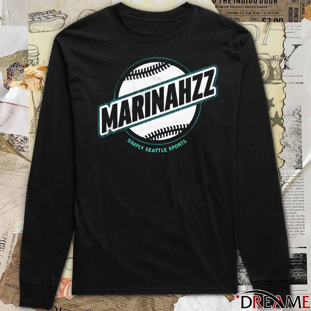 Dan Wilson wearing Marinahzz Simply Seattle Sports 2025 t-shirt
