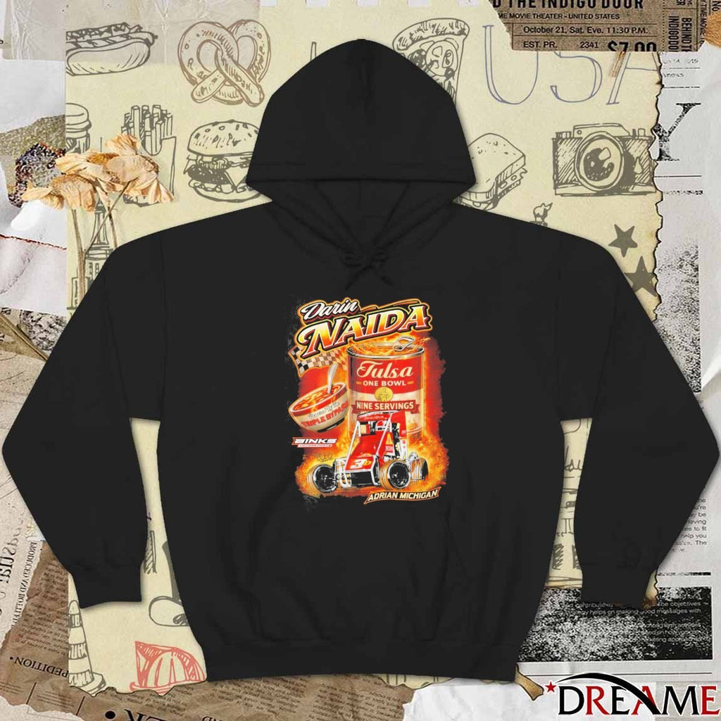 Darin Naida Tulsa One Bowl Nine Servings 2026 Chili Bowl Soup Run t-shirt