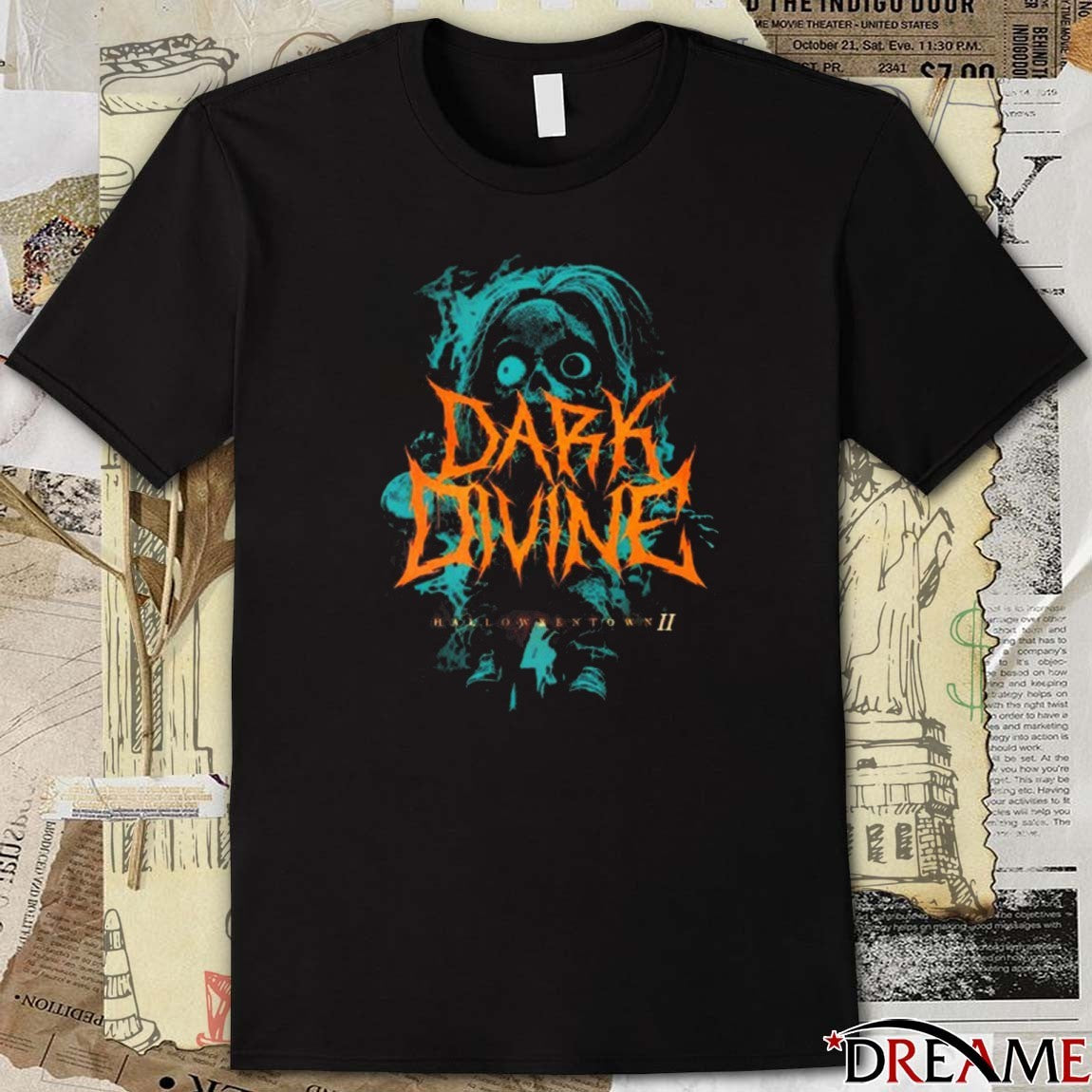 Dark Divine Halloween II Holiday 2025 Graphic t-shirt