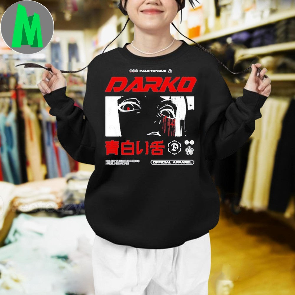Darko Pale Tongue Japanese Inspired Graphic T-Shirt