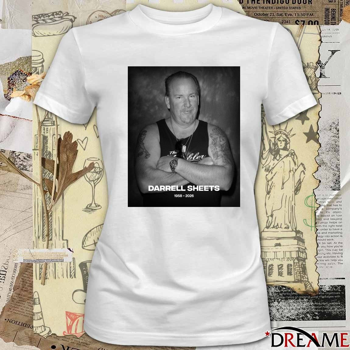 Darrell Sheets 1958 – 2026 Complex Pop t-shirt