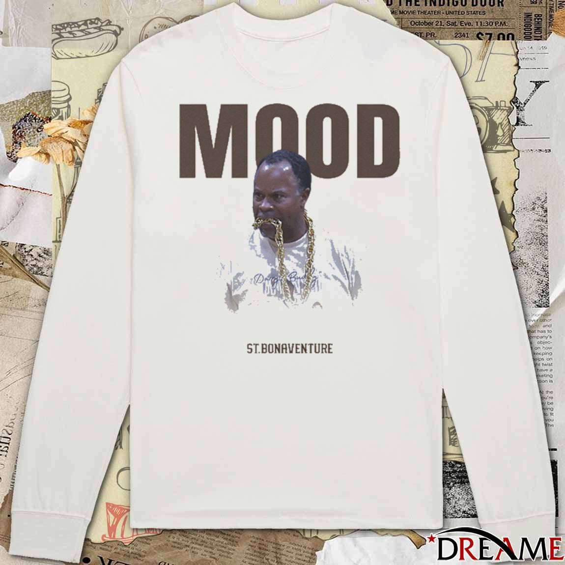 Darryl Simmons II Mood St. Bonaventure Bonnies t-shirt