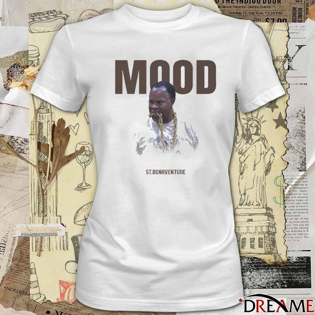 Darryl Simmons II Mood St. Bonaventure Bonnies t-shirt