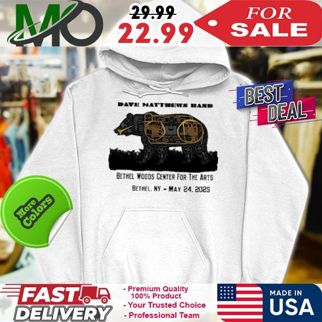 Dave Matthews Band Bethel Woods Center For The Arts May 24 2025 Official Concert Tour Shirt