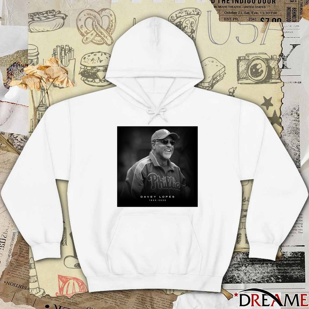 Davey Lopes 1945 – 2026 Philadelphia Phillies t-shirt