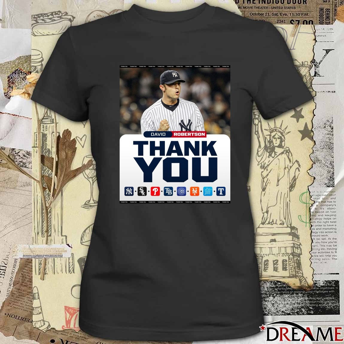 David Robertson Has Announced His Retirement After 17 Seasons Poster t-shirt