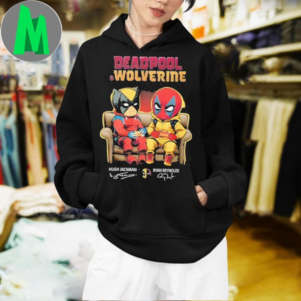 Deadpool And Wolverine Hugh Jackman x Ryan Reynolds Signature Shirt