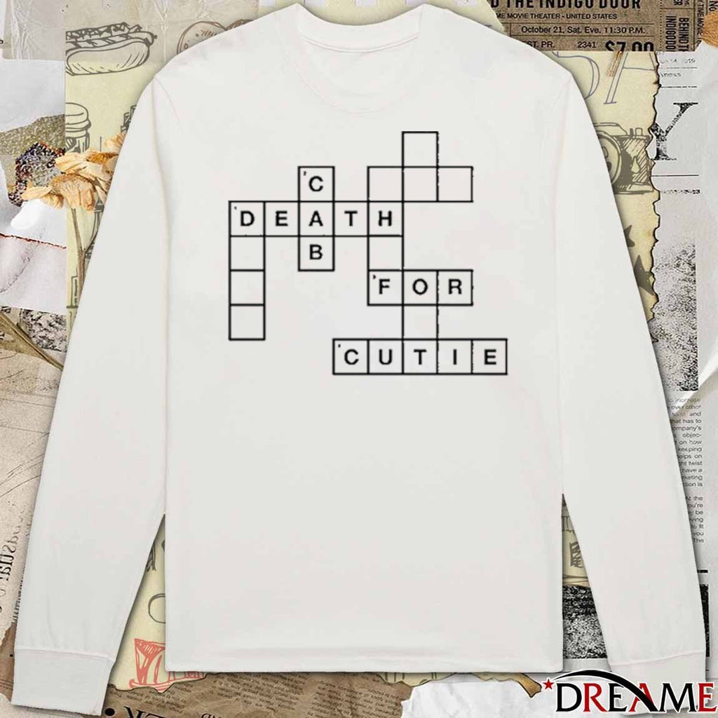 Deathcabforcutie Dcfc Crossword 2025 t-shirt