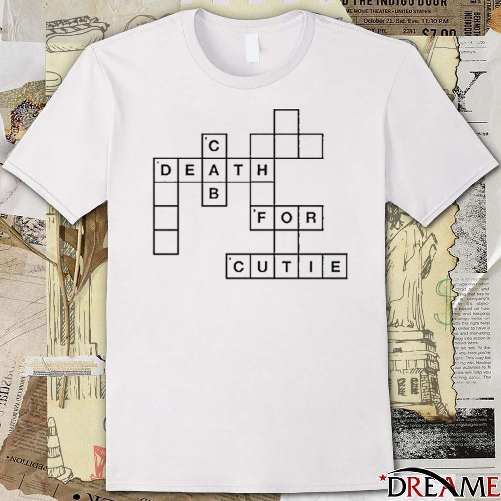 Deathcabforcutie Dcfc Crossword 2025 t-shirt