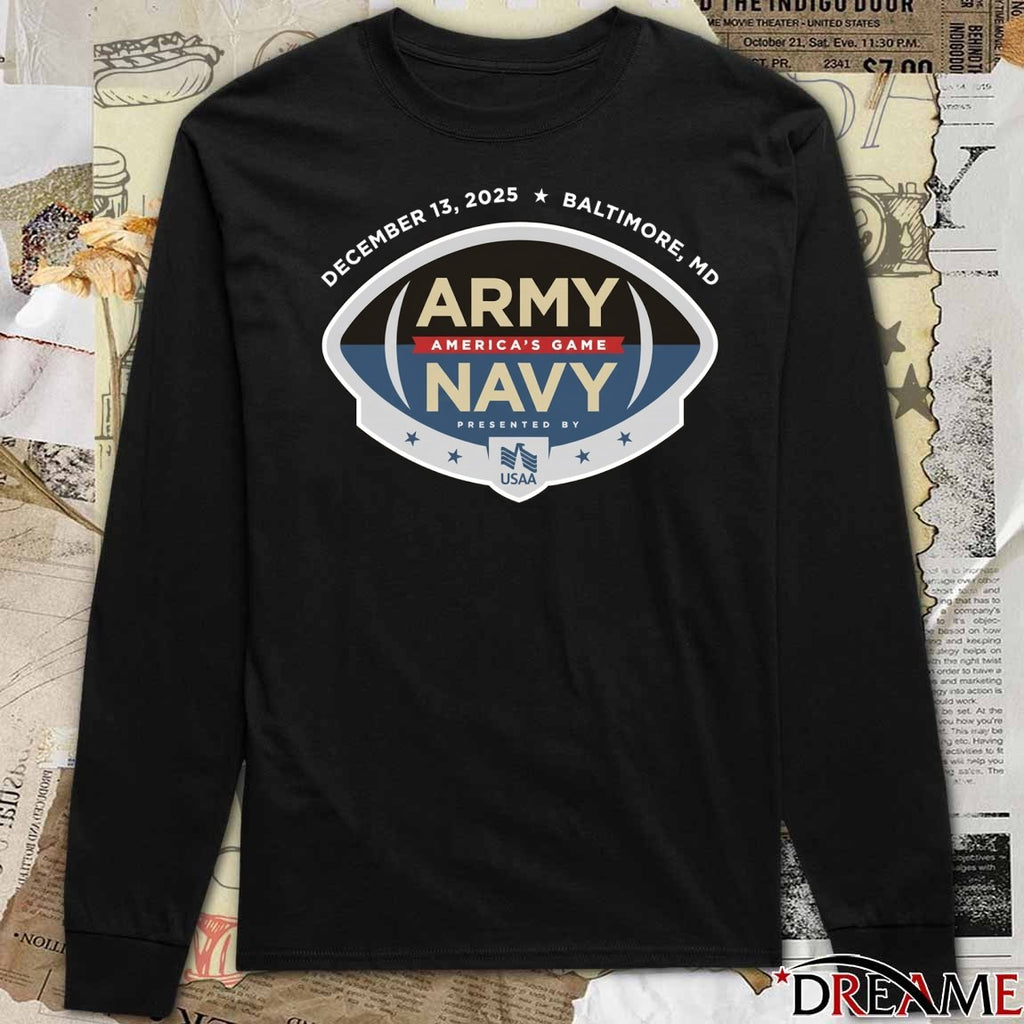 December 13 2025 Baltimore MD Army Black Knights vs. Navy Midshipmen America’s Game t-shirt