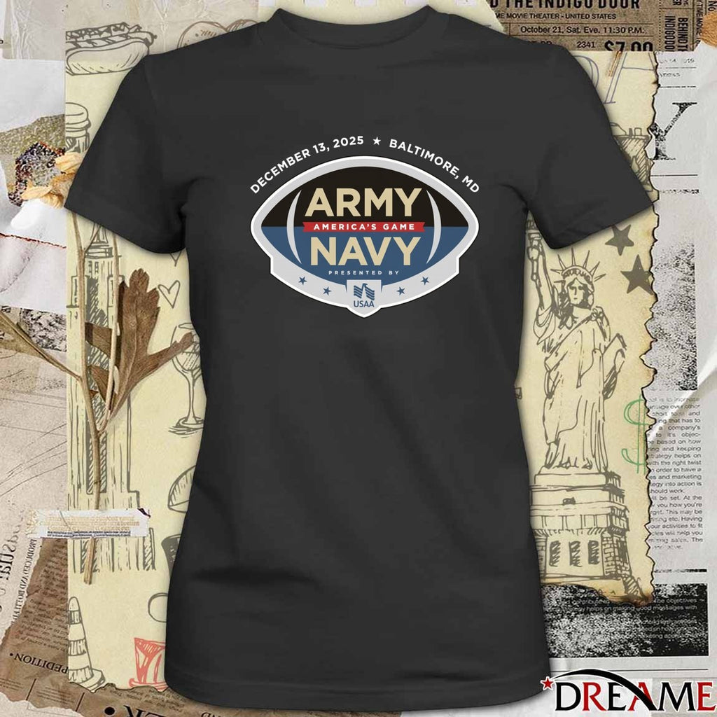 December 13 2025 Baltimore MD Army Black Knights vs. Navy Midshipmen America’s Game t-shirt