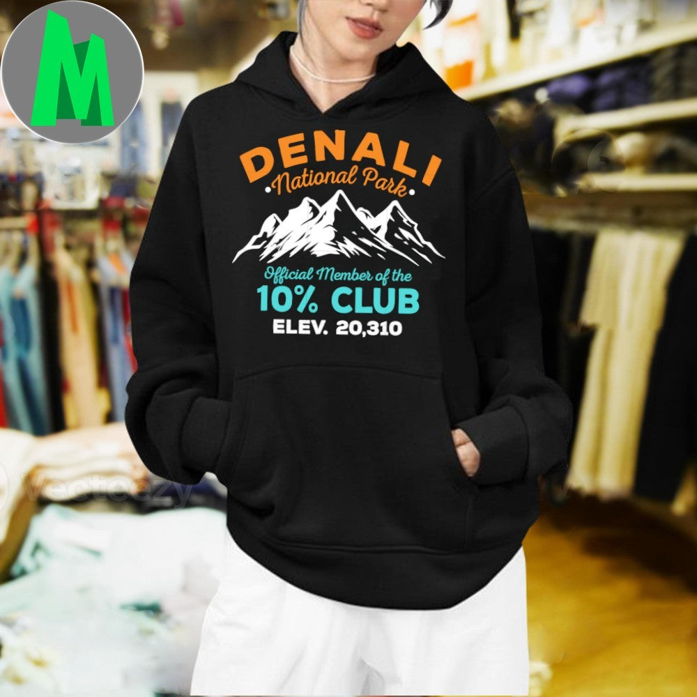 Denali 10 percent club hiking adventure Shirt