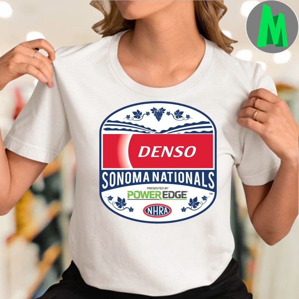 Denso Sonoma Nationals NHRA PowerEdge Racing Logo T-Shirt