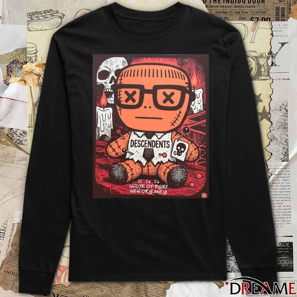Descendents February 26 2026 House Of Blues New Orleans LA Poster t-shirt