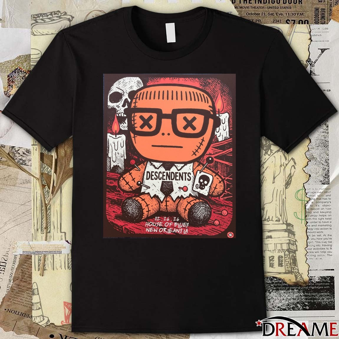 Descendents February 26 2026 House Of Blues New Orleans LA Poster t-shirt