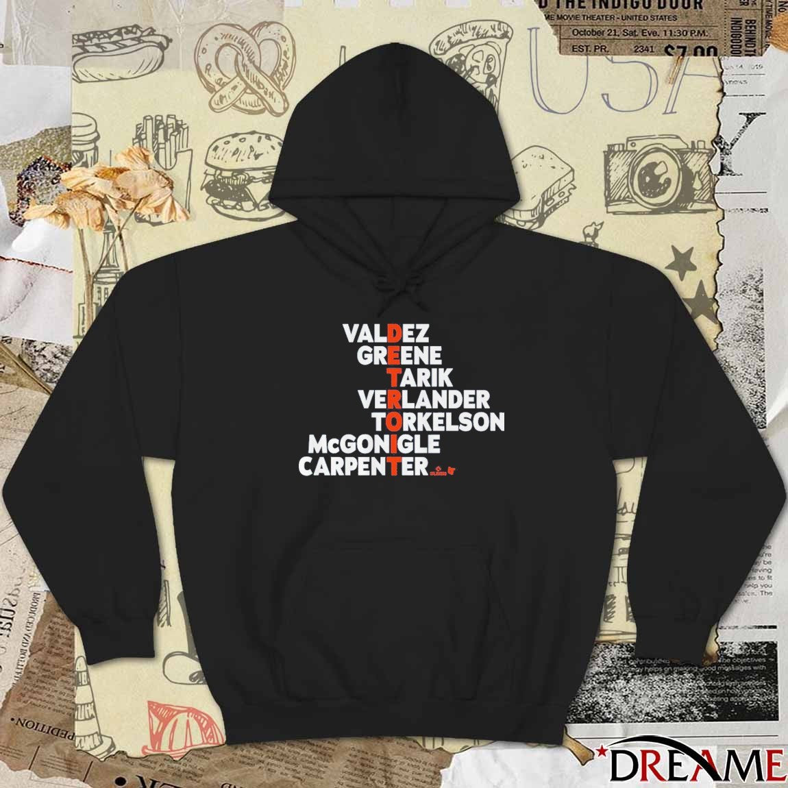 Detroit Names 2026 Valdez Greene Tarik Verlander Torkelson McGonigle Carpenter t-shirt