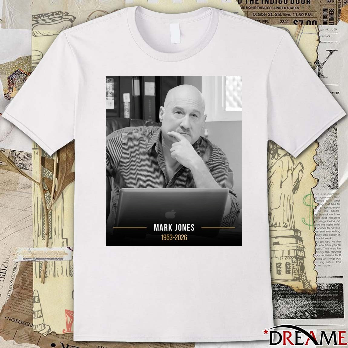 Director Mark Jones Has Passed Away At The Age Of 72 1953 – 2026 Poster t-shirt