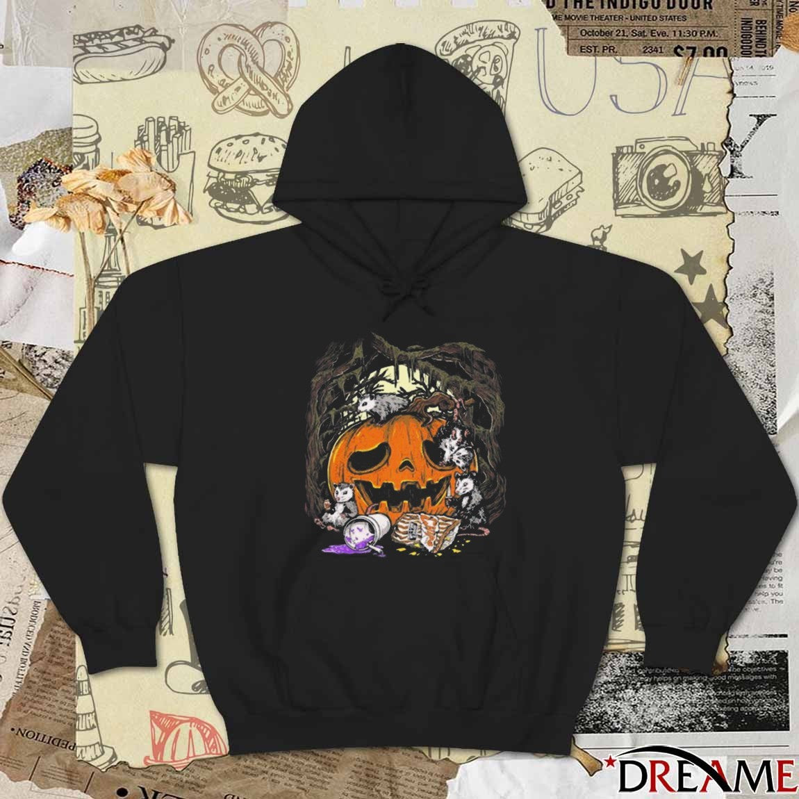 Dirty Coast New Orleans Halloween Tricks 2025 Painting t-shirt
