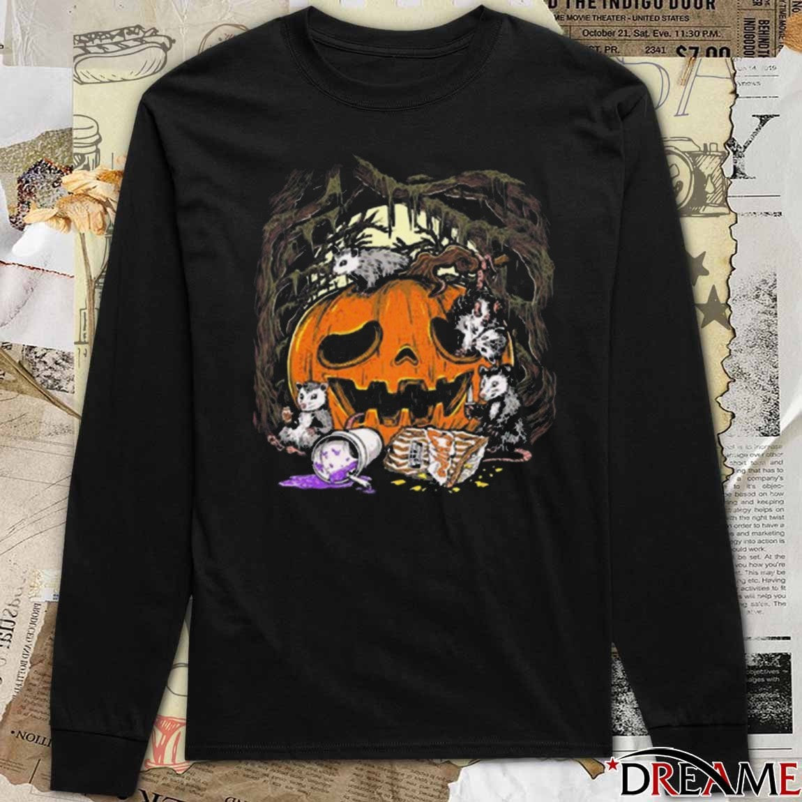 Dirty Coast New Orleans Halloween Tricks 2025 Painting t-shirt