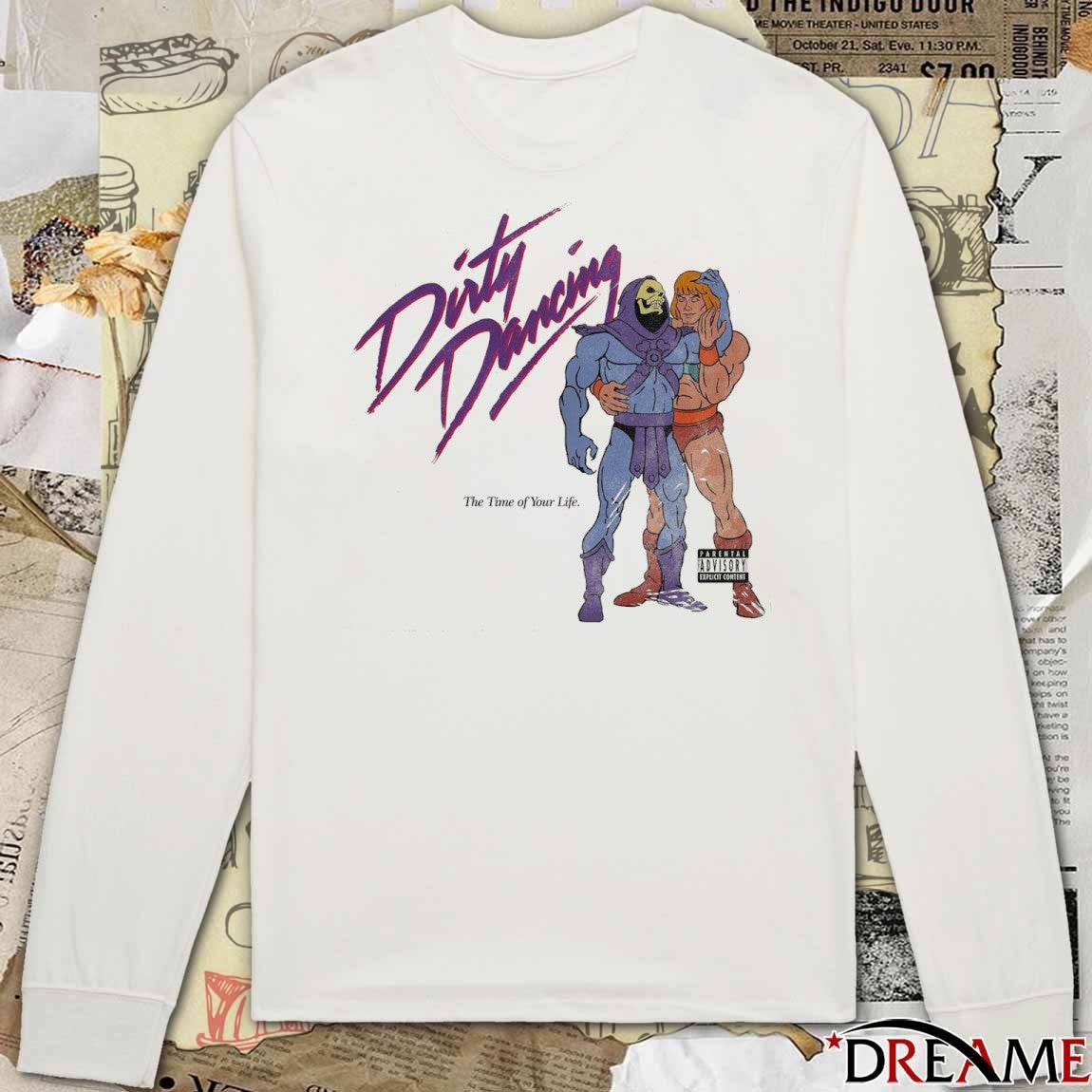 Dirty Dancing The Time Of Your Life Parental Advisory Explicit Content t-shirt