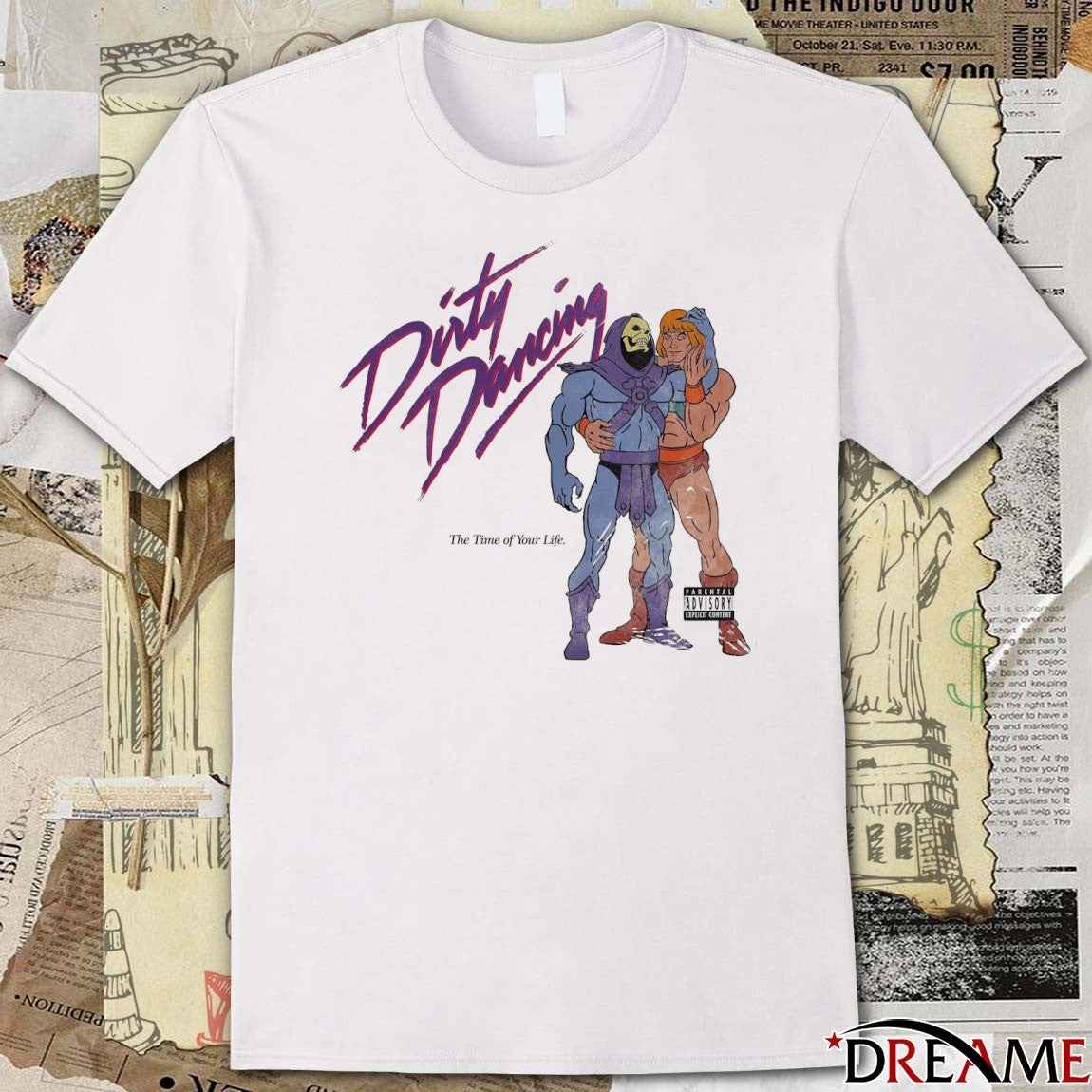 Dirty Dancing The Time Of Your Life Parental Advisory Explicit Content t-shirt
