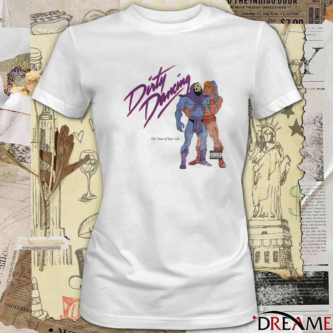 Dirty Dancing The Time Of Your Life Parental Advisory Explicit Content t-shirt